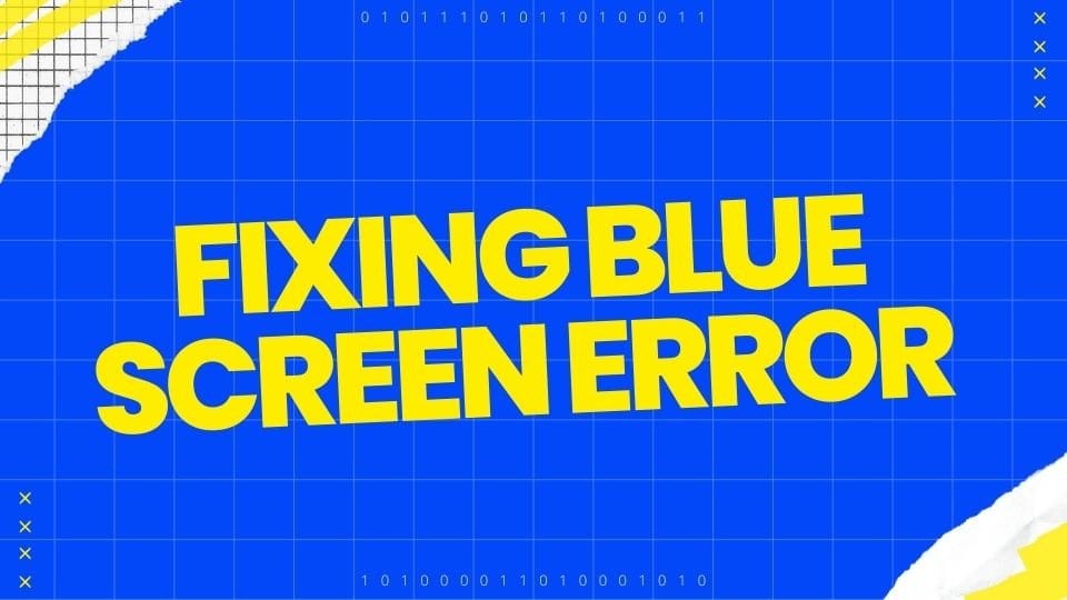 software problem: blue screen error 