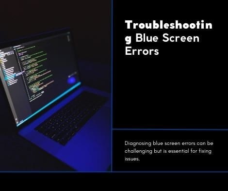 Picture shows the errors like messages on the laptops screen